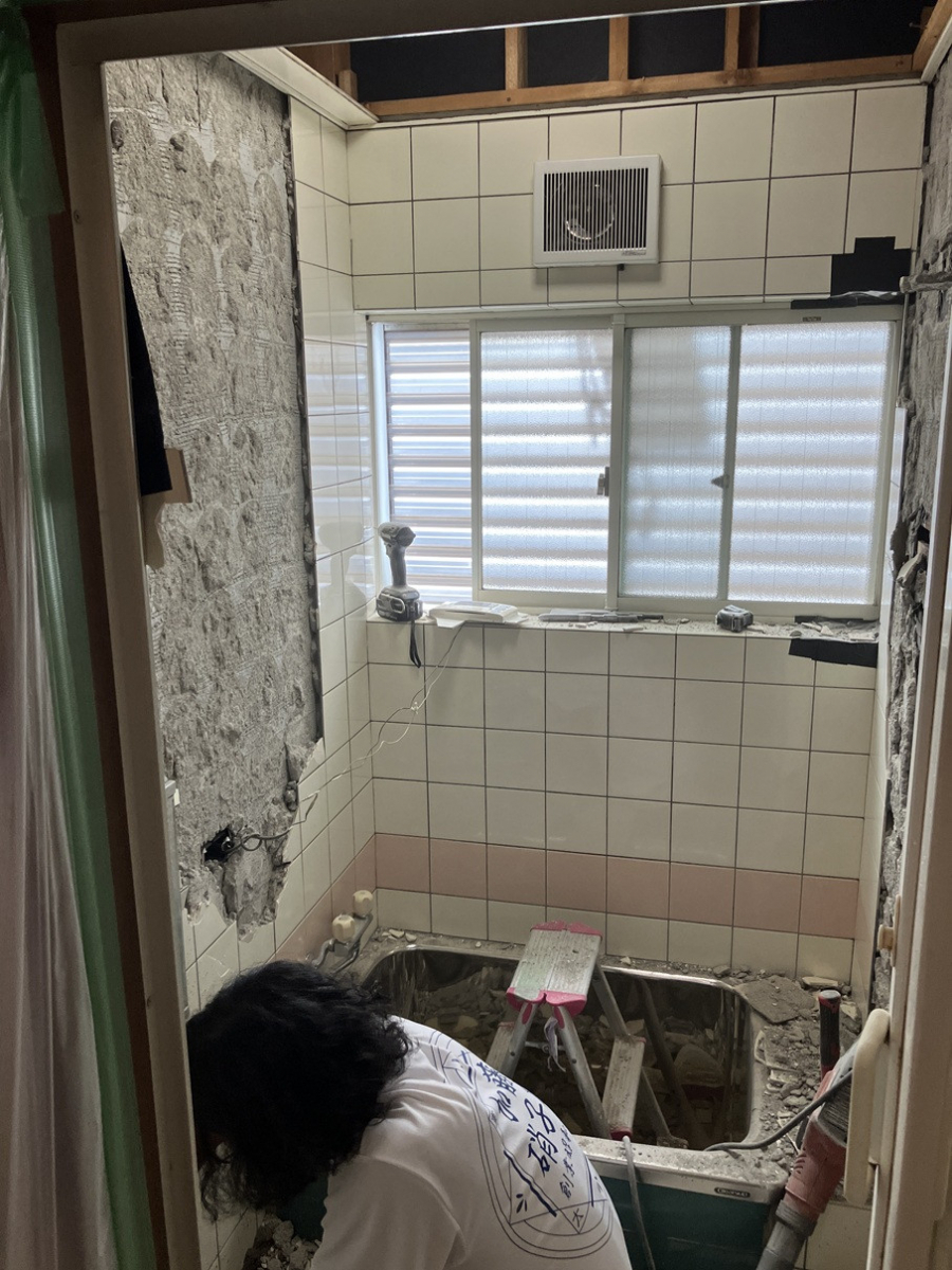 かとうがらすてん　大森山王の浴室改修工事致しました。【東京都大田区】の施工前の写真2