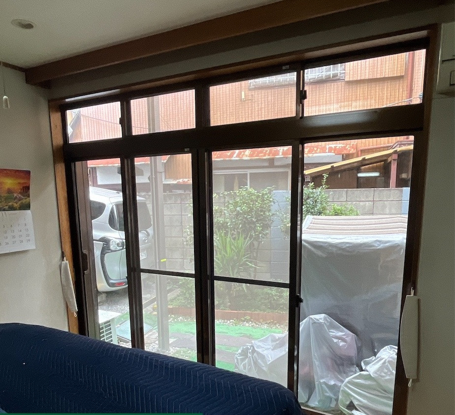 かとうがらすてん　大森山王の国の補助金【窓リノベ】ご利用での内窓設置工事【東京都大田区】の施工前の写真1