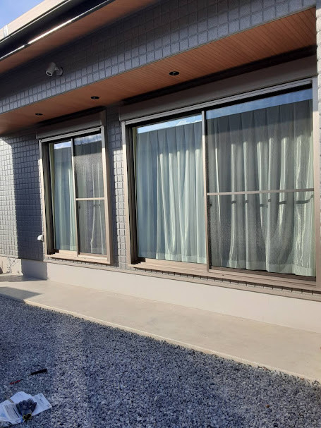 日向トーヨー住器の樹ら楽ステージ・フェンスAB・スタイリッシュなポストで新築外構をグレードアップ!【日向市】の施工前の写真2