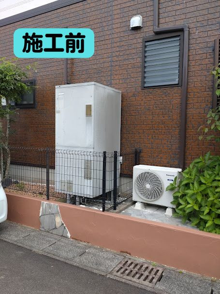 日向トーヨー住器の【省エネ・補助金対応】日向市でエコキュートを賢く取替え！の施工前の写真1