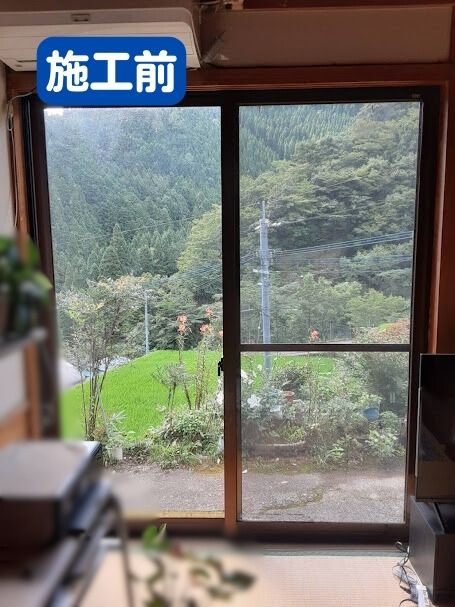 日向トーヨー住器の【諸塚村】冬の寒さや夏の暑さもリプラスに取替えてズバッと解決!の施工前の写真1