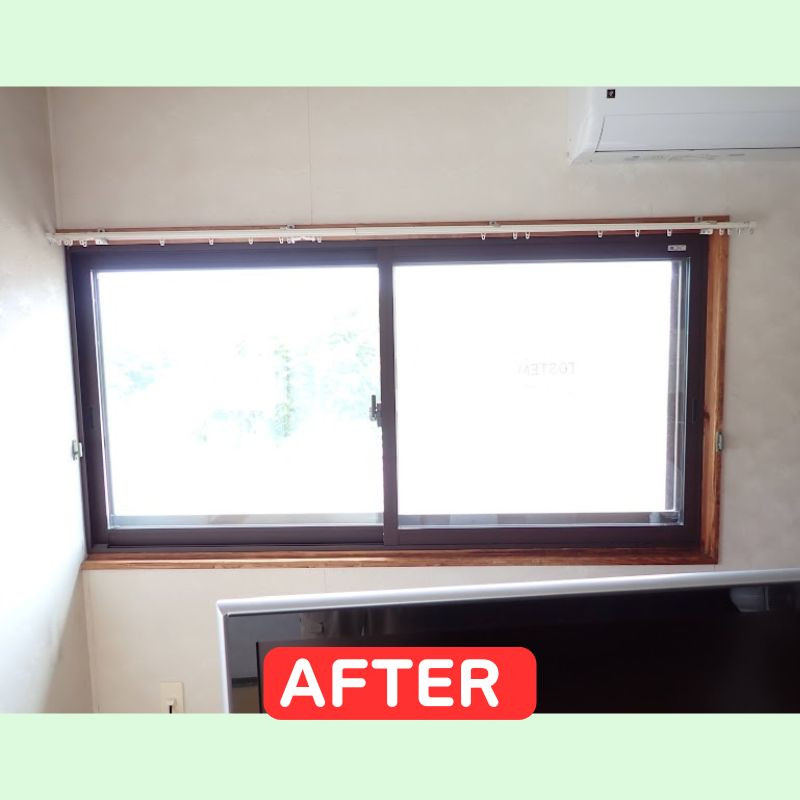 日向トーヨー住器の【日向市】内窓インプラスへリフォームで寒さの入る隙なし！の施工後の写真3
