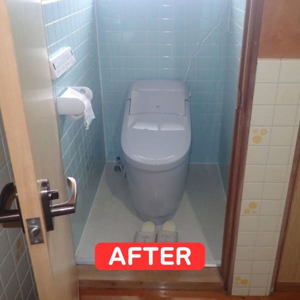 日向トーヨー住器の【日向市】和式から洋式トイレへ快適リフォーム♪の施工後の写真1