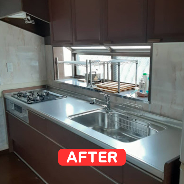 日向トーヨー住器の【日向市】快適キッチンリフォーム★シエラS★の施工後の写真1