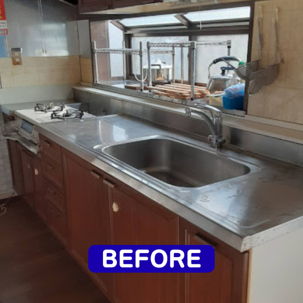 日向トーヨー住器の【日向市】快適キッチンリフォーム★シエラS★の施工前の写真1