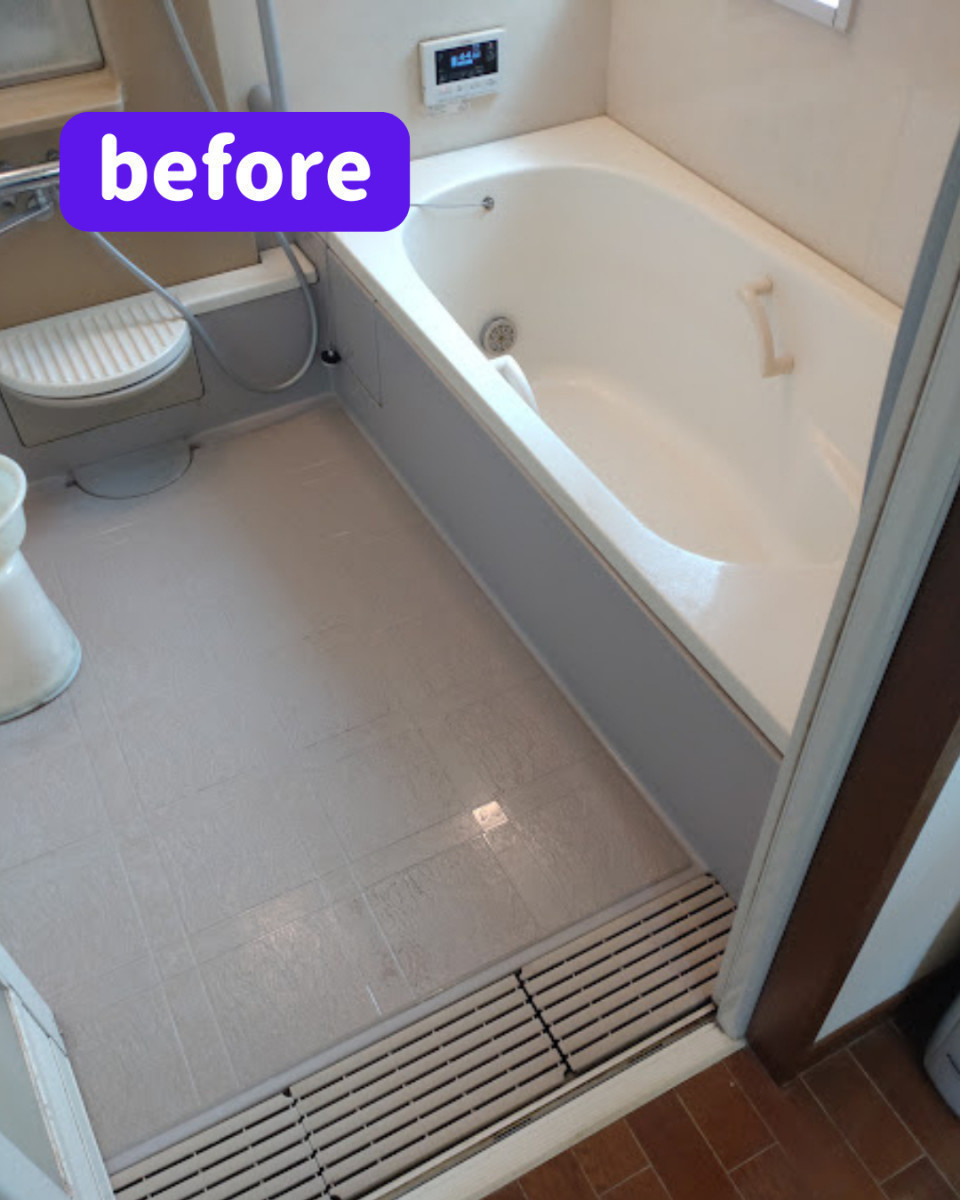 日向トーヨー住器の【門川町】あたたか浴室リフォーム★LIXILリデア★の施工前の写真1