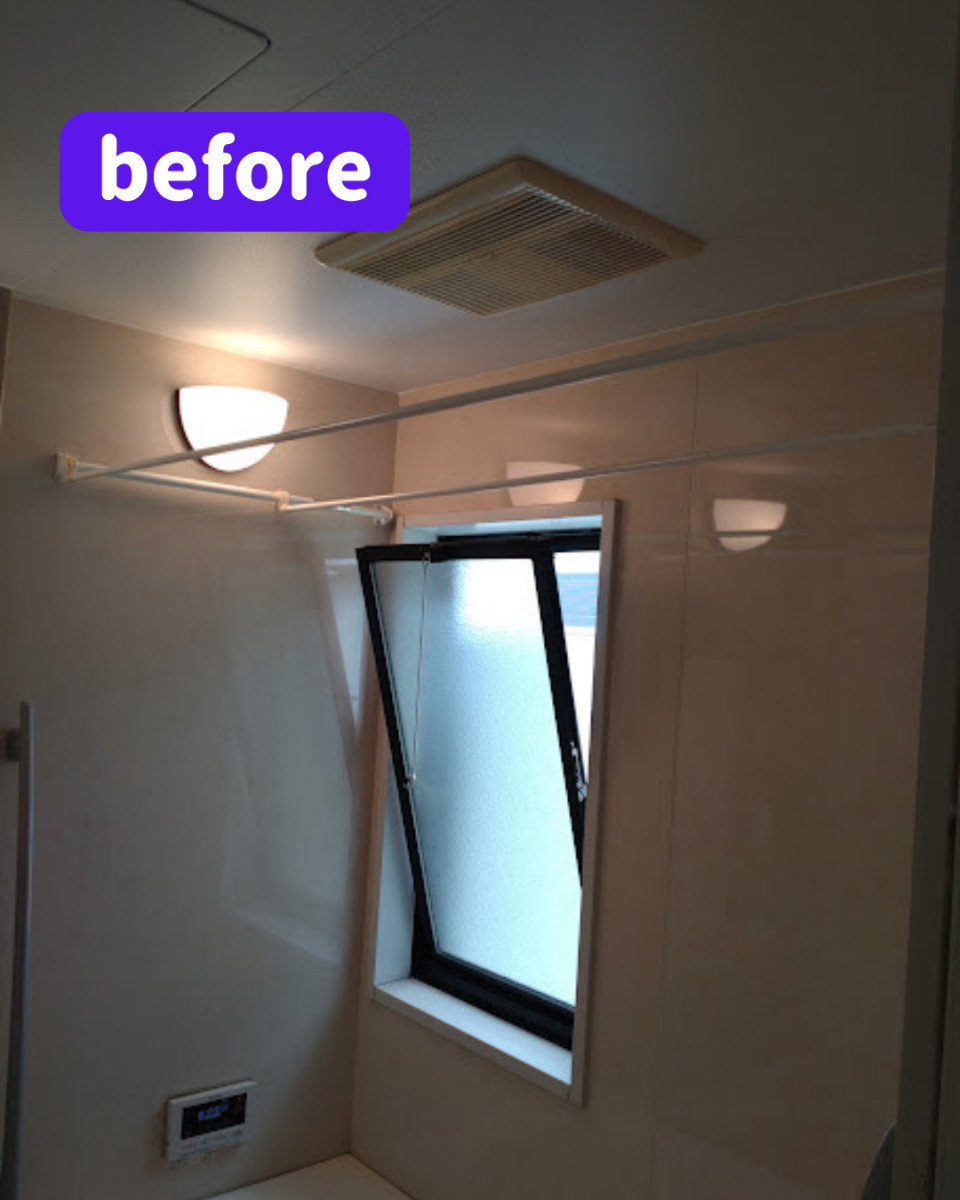 日向トーヨー住器の【門川町】あたたか浴室リフォーム★LIXILリデア★の施工前の写真2