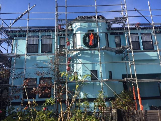 イルミネーションが素敵なお宅の　外壁塗装工事 ホームリフレヒロセのブログ 写真2
