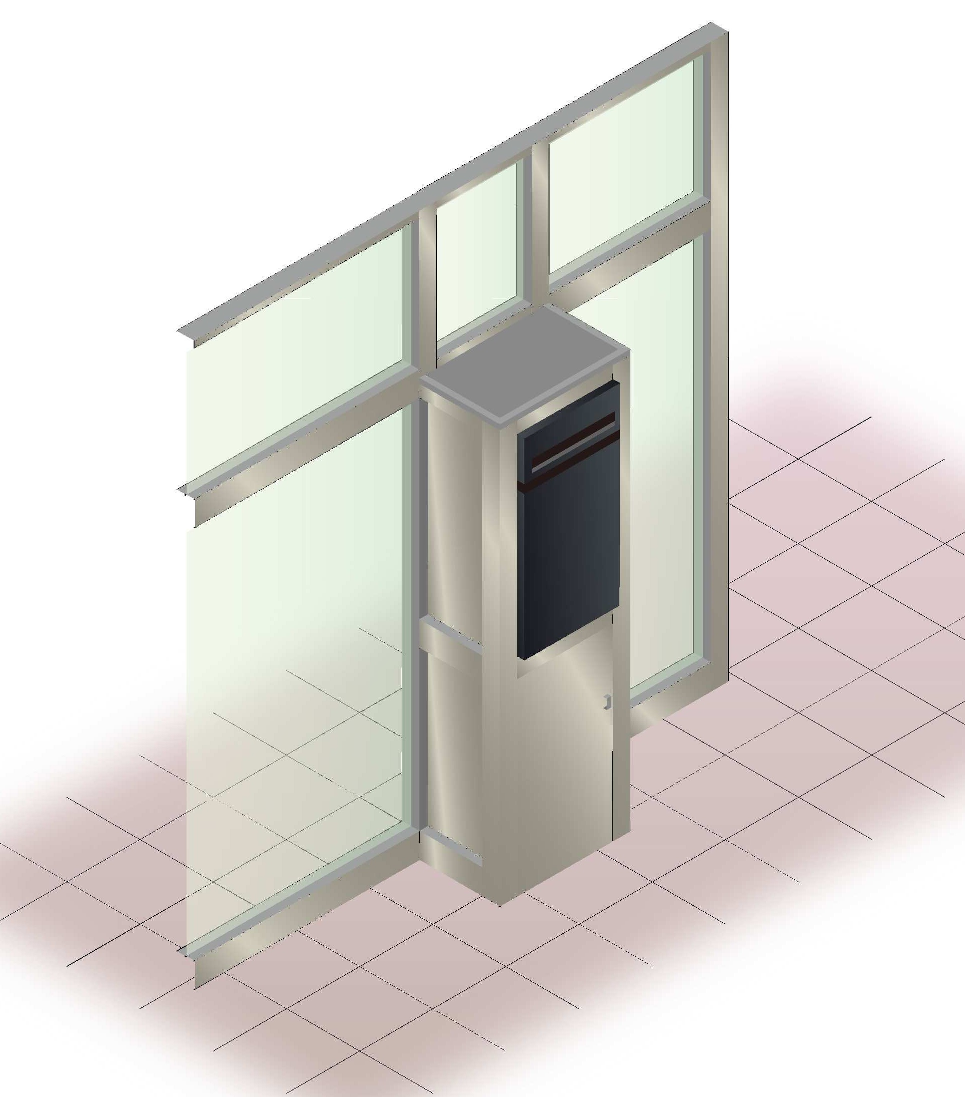 【置き配】玄関前の風除室に宅配ボックスを組込み 札幌トーヨー住器のブログ 写真1