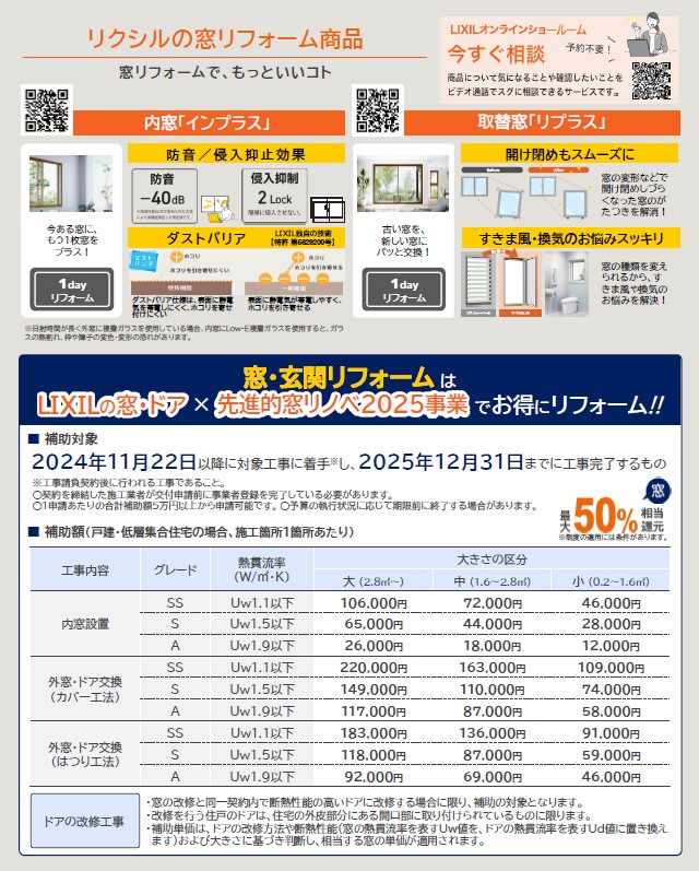2025年度の先進的窓リノベ事業は？（1月18日更新） ネットアスのブログ 写真2