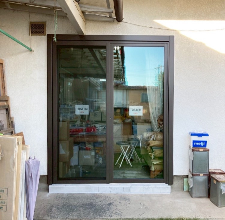 ネットアスの［長野市］外窓交換＊TWコンセプト土間スライディングの施工後の写真1