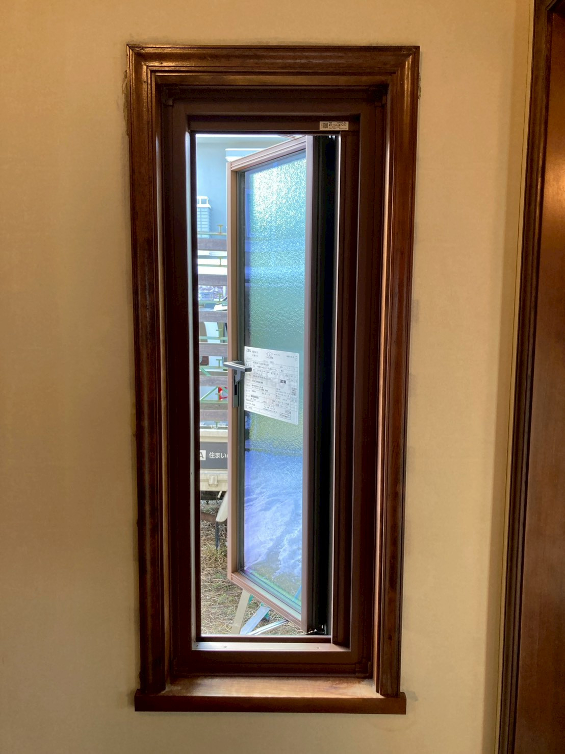 ネットアスの［安曇野市］外窓交換（カバー工法）＊洗面脱衣所の施工後の写真2