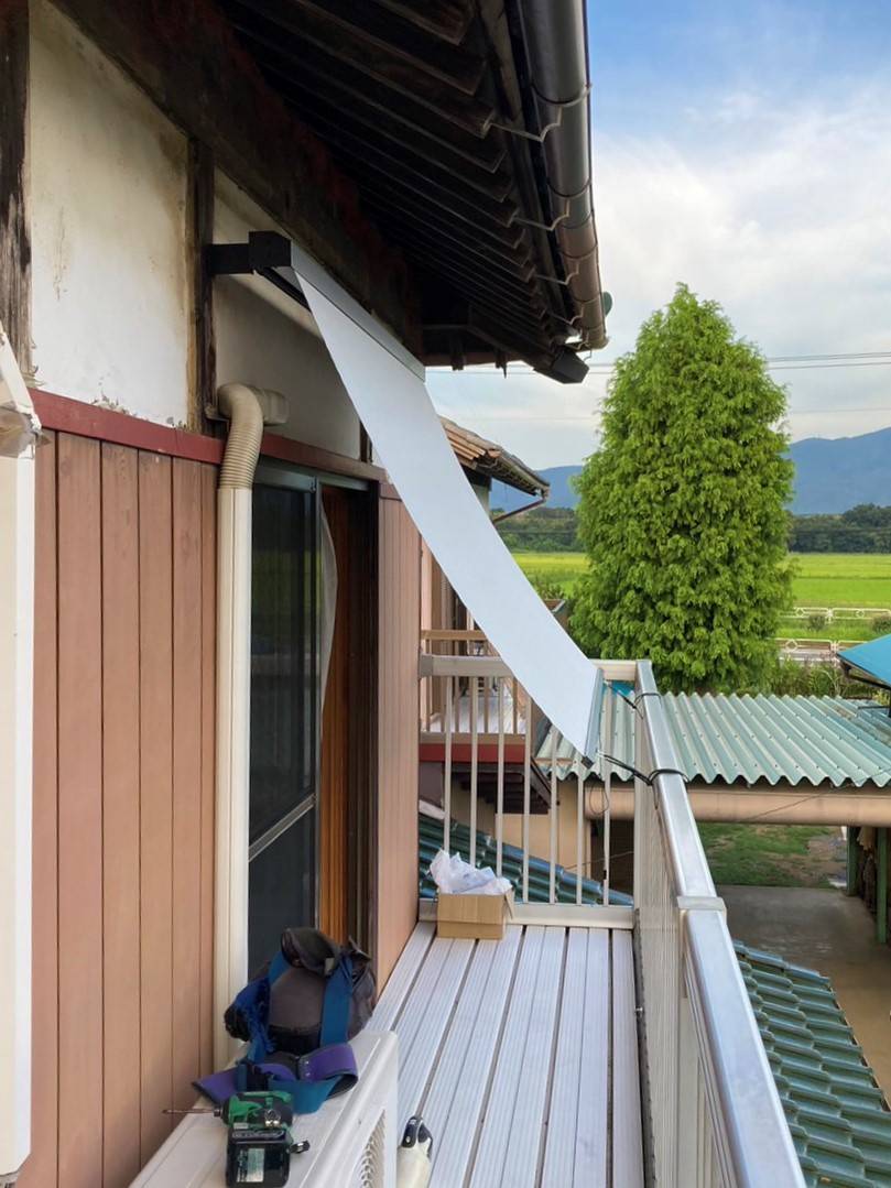 つくば住生活 つくば店の夏に大活躍!≪スタイルシェード≫の施工後の写真1