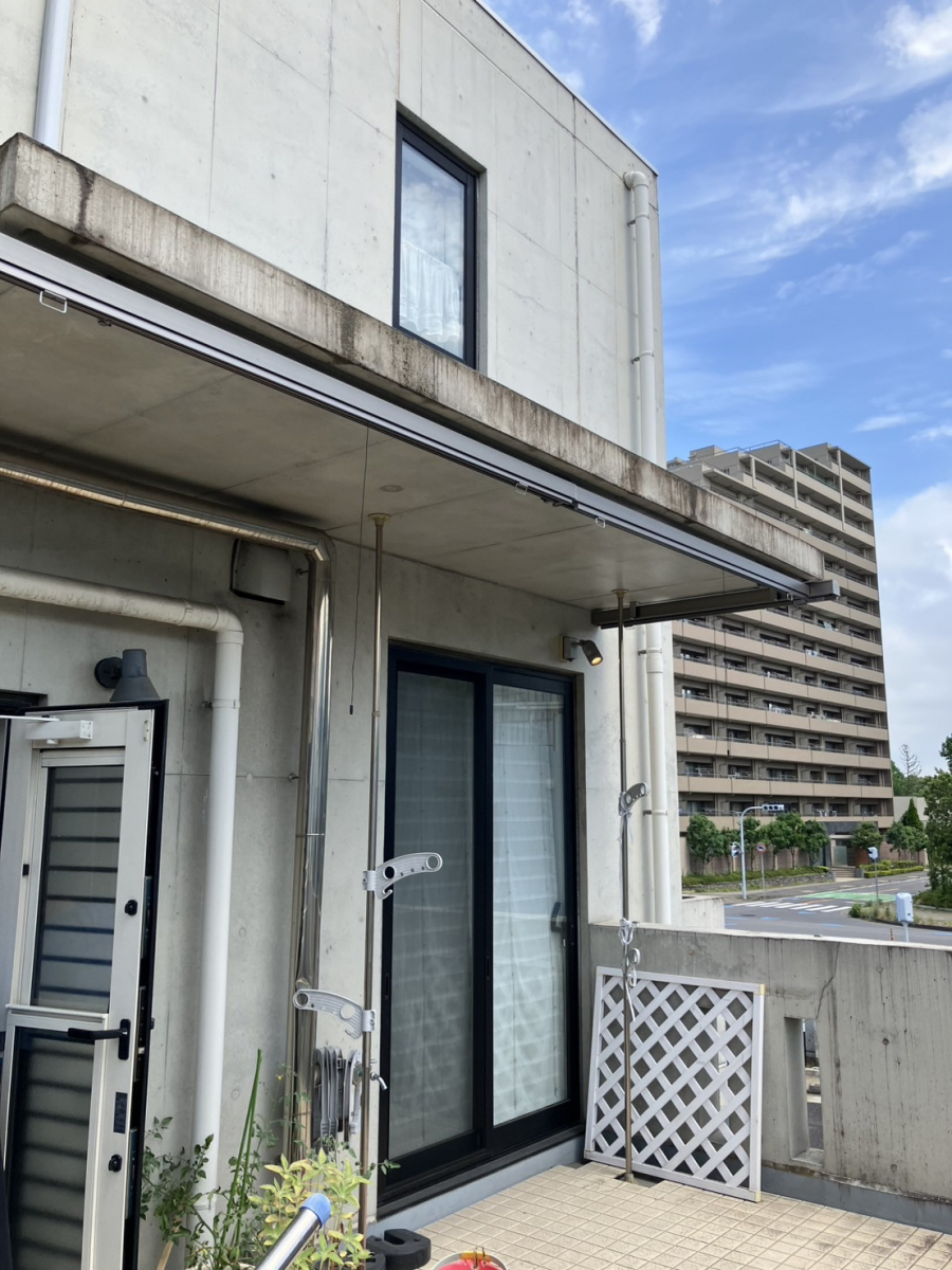 つくば住生活 つくば店の<茨城県つくば市>外付け日よけで、暑さ対策と視線対策。の施工後の写真1