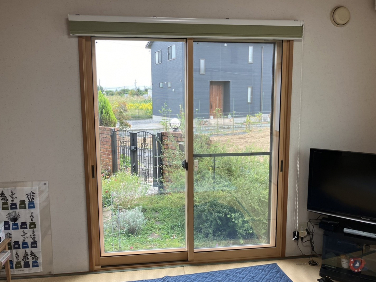 つくば住生活 つくば店の【補助金対象】和室の窓に「LIXIL インプラス」を取付けて、冬は暖かく静かな空間への施工後の写真1