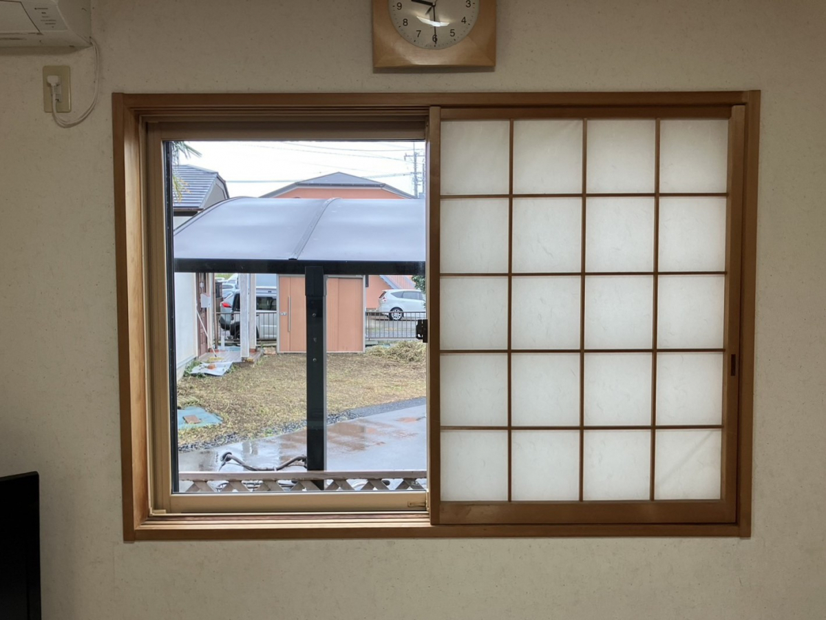 つくば住生活 つくば店の【補助金対象】和室の窓に「LIXIL インプラス」を取付けて、冬は暖かく静かな空間への施工前の写真2