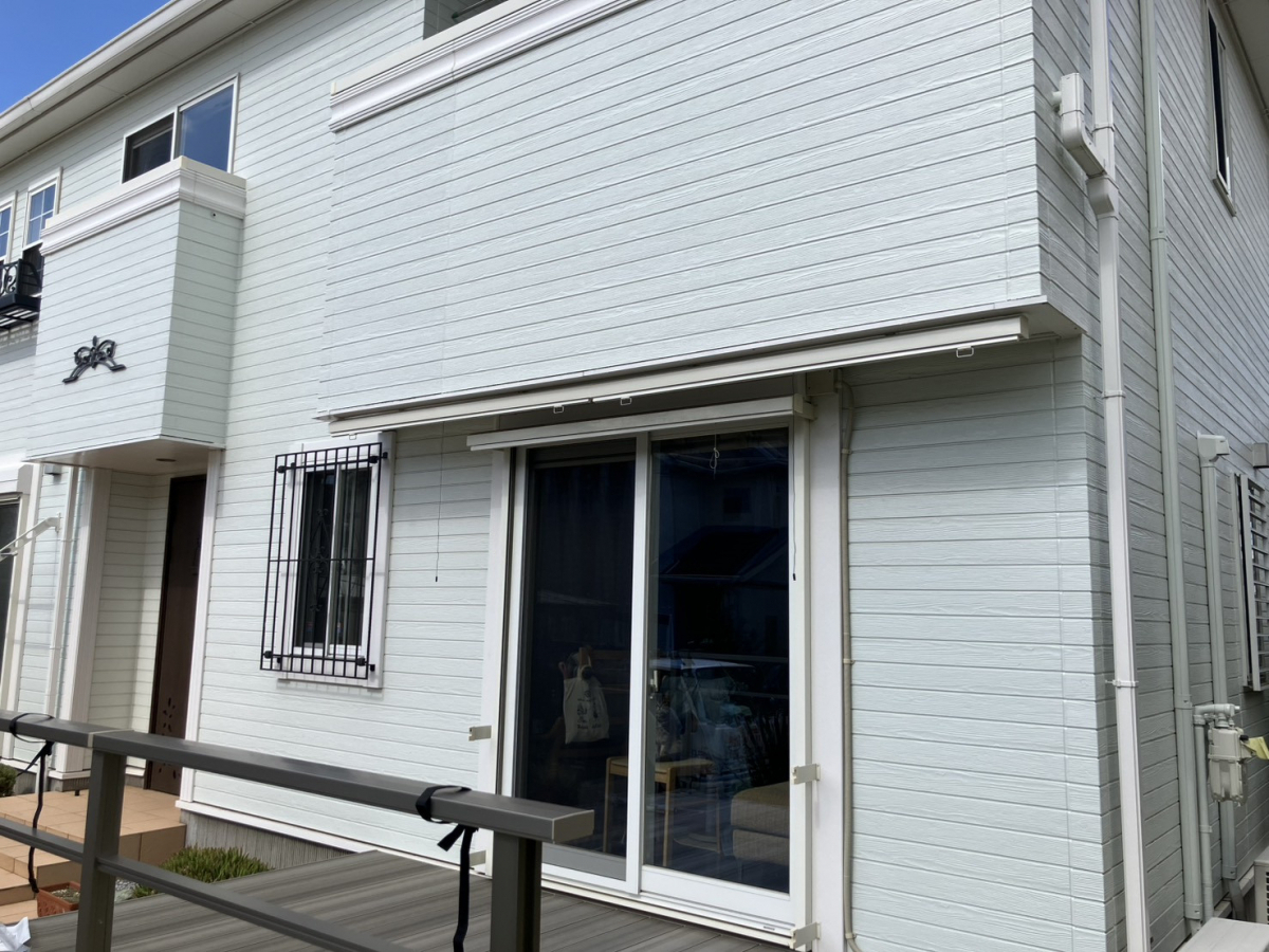 つくば住生活 つくば店の日差しも紫外線も視線もカット！見た目もおしゃれなLIXILスタイルシェード＜茨城県つくば市＞の施工後の写真2