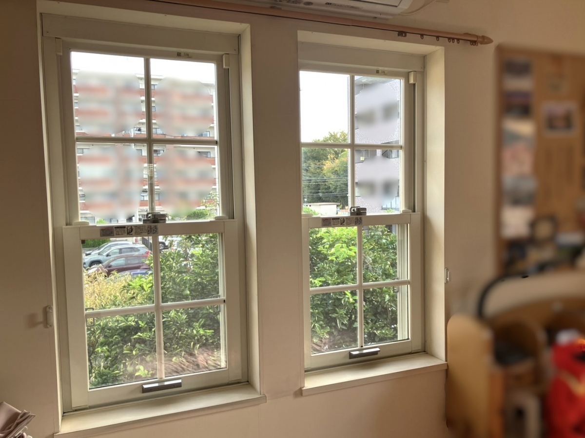 つくば住生活 つくば店の内窓の断熱・遮熱効果を最大に高めたいなら、「インプラス＋スペーシアクール」～茨城県つくば市の施工例～の施工前の写真1