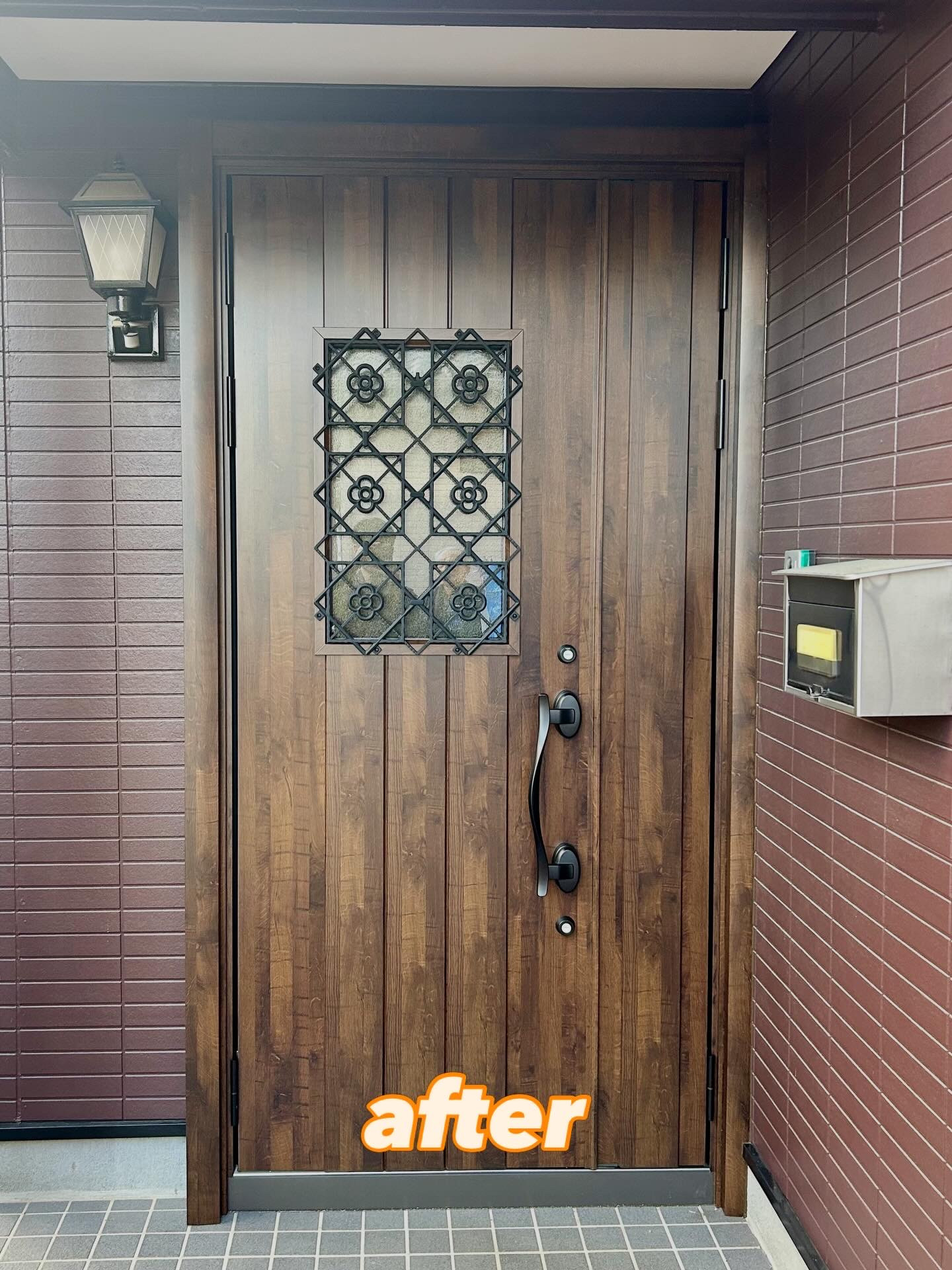 マドクターXの1dayリフォーム 〜玄関ドア編〜の施工後の写真1