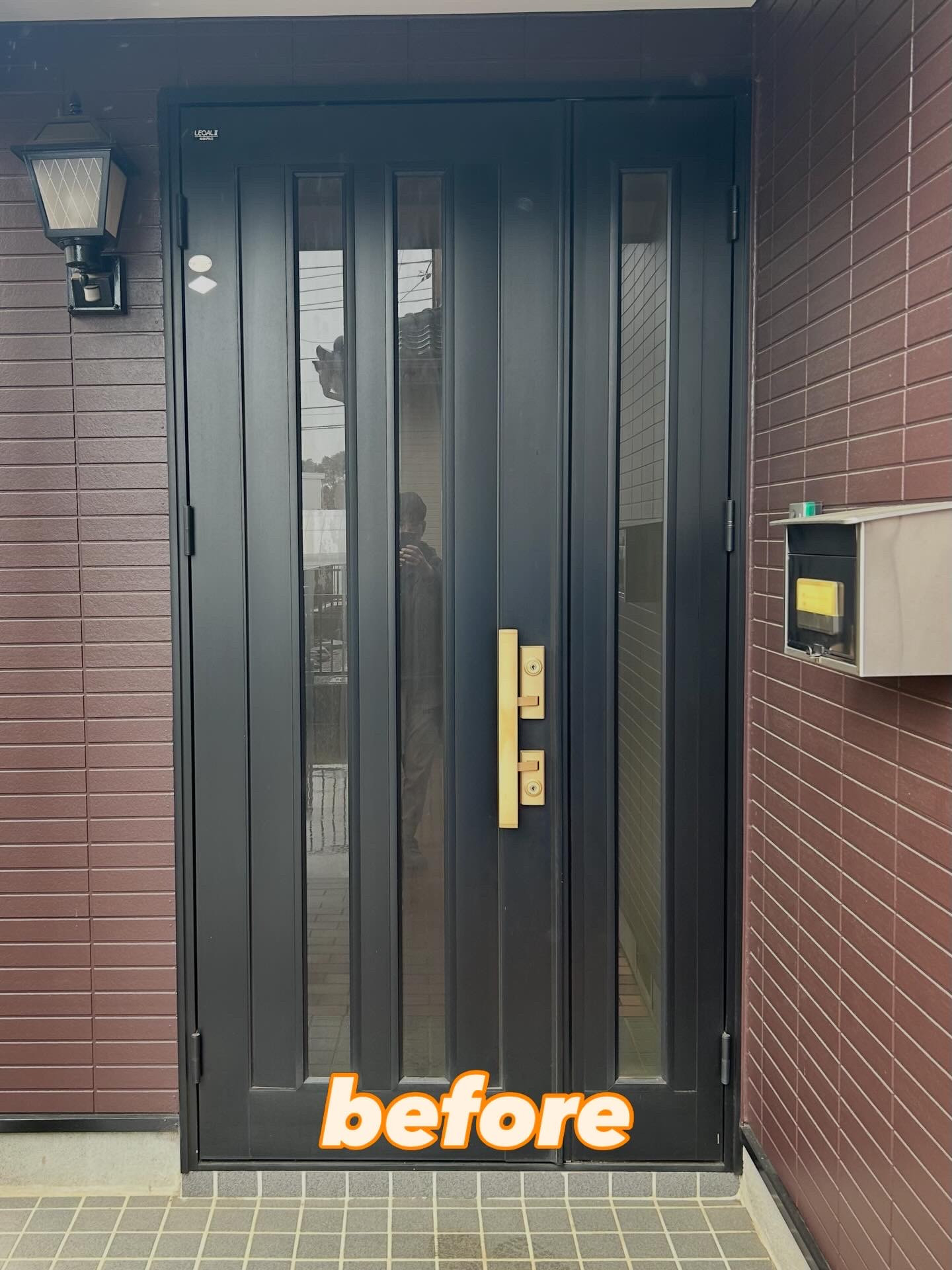 マドクターXの1dayリフォーム 〜玄関ドア編〜の施工前の写真1