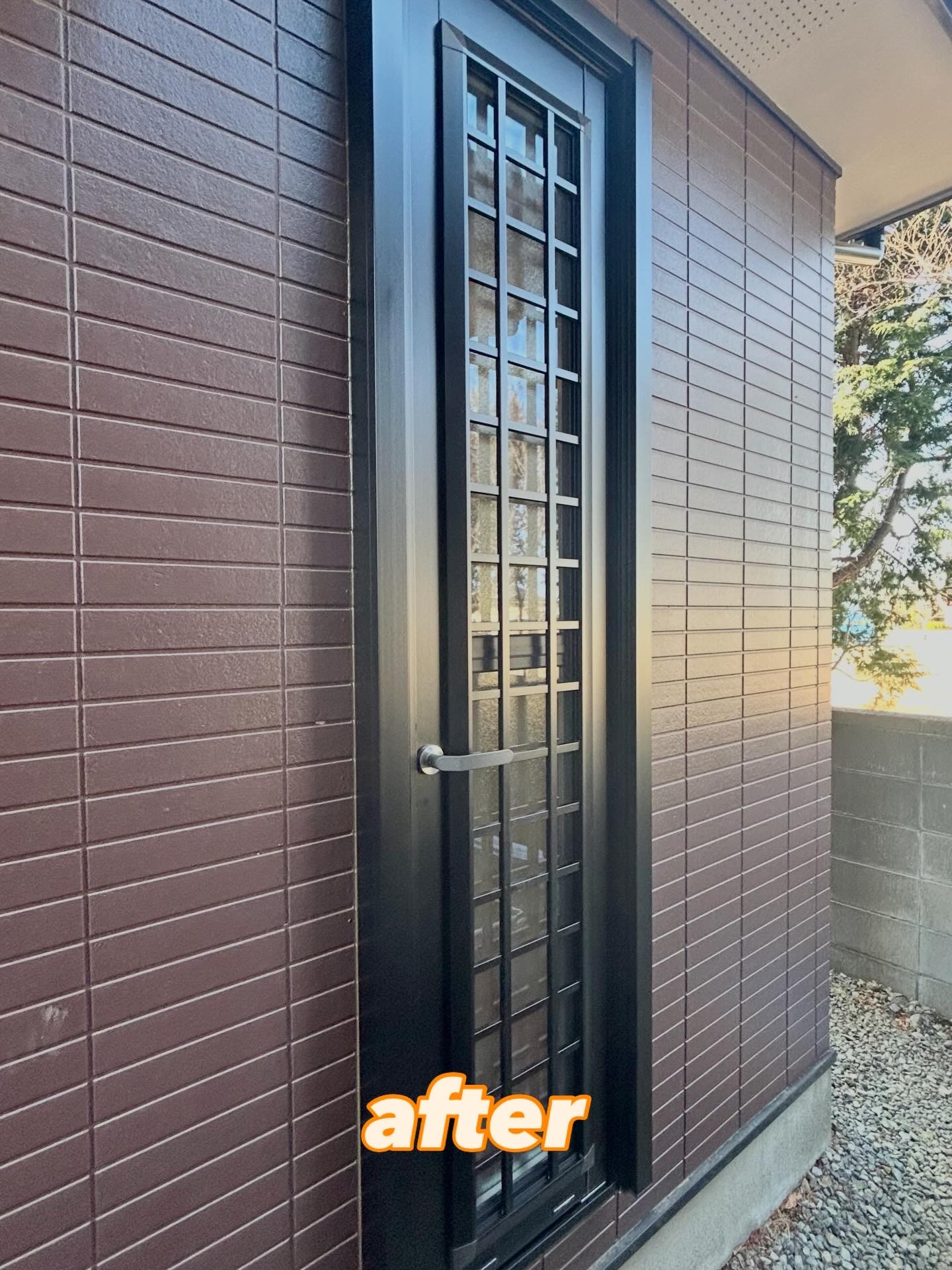 マドクターXの1dayリフォーム 〜勝手口ドア編〜の施工後の写真1