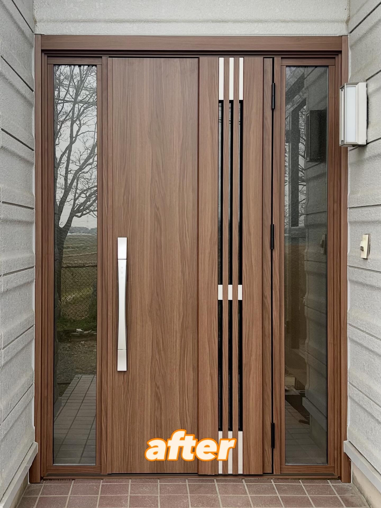 マドクターXの1dayリフォーム 〜玄関ドア編〜の施工後の写真1