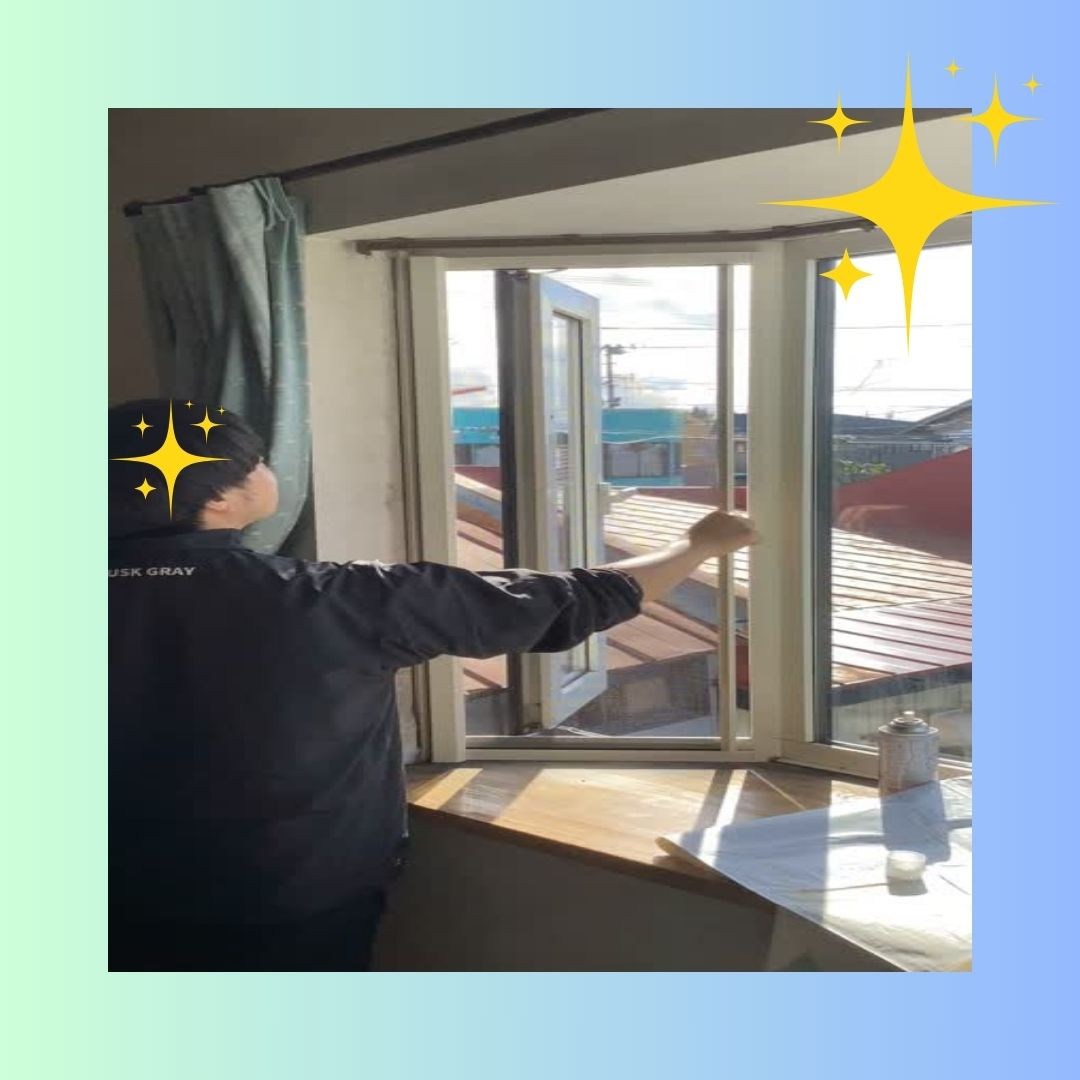 AOBT 浪岡インター店の横引きロール網戸交換の施工後の写真2