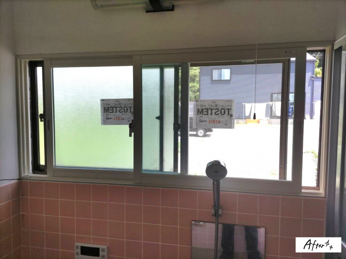 カワサキトーヨー住器 那須那珂川の内窓設置工事の施工後の写真1