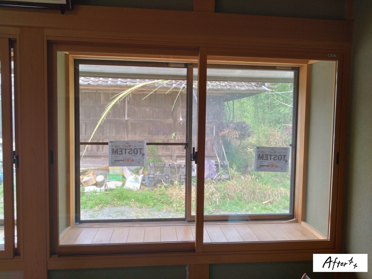 カワサキトーヨー住器 那須那珂川の内窓設置工事の施工後の写真3