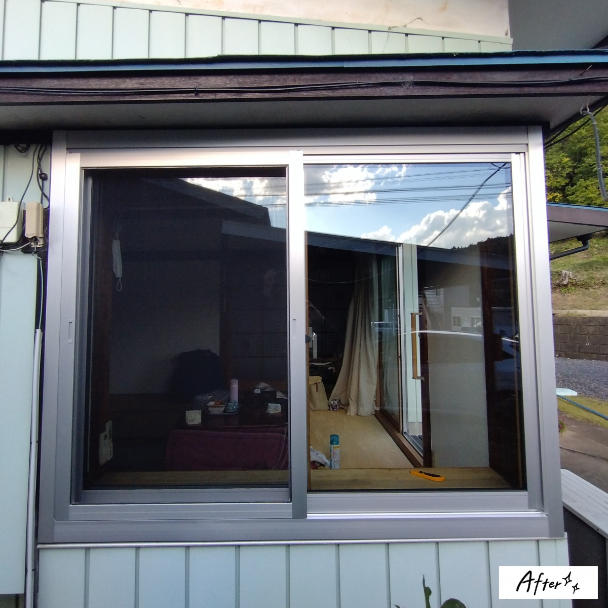 カワサキトーヨー住器 那須那珂川の外窓交換工事(K 様邸)の施工後の写真1