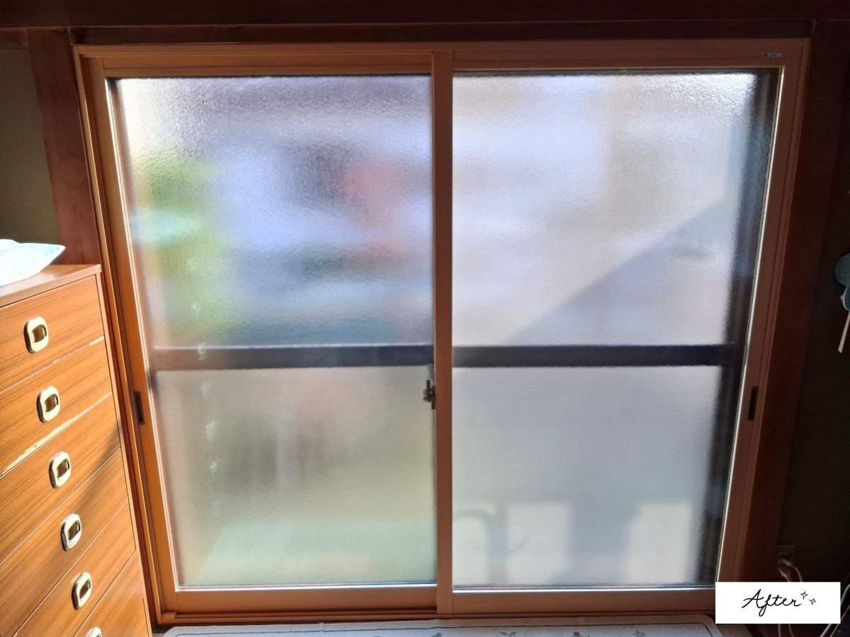 カワサキトーヨー住器 那須那珂川の内窓設置工事(T 様邸)の施工後の写真1