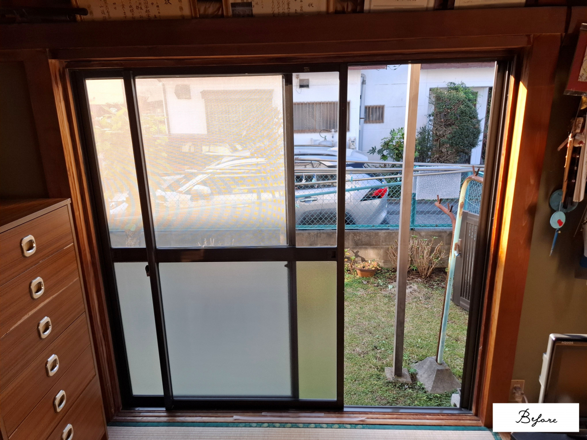 カワサキトーヨー住器 那須那珂川の内窓設置工事(T 様邸)の施工前の写真1