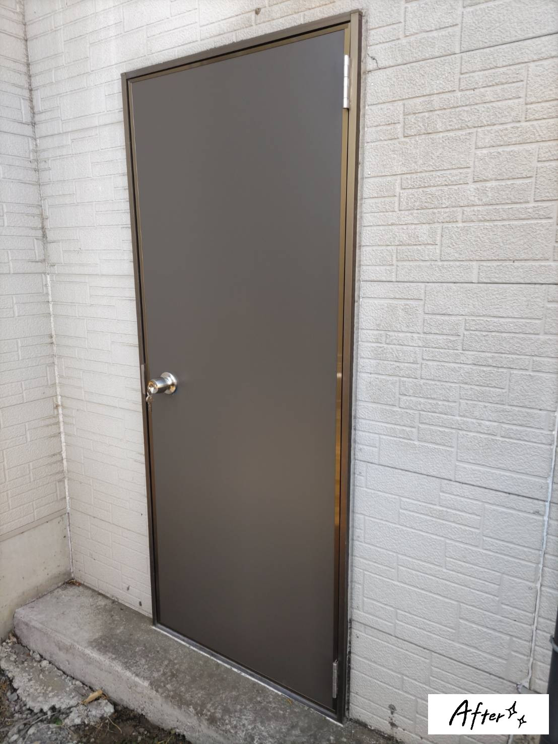 カワサキトーヨー住器 那須那珂川のドア本体交換工事(Y 様邸)の施工後の写真2