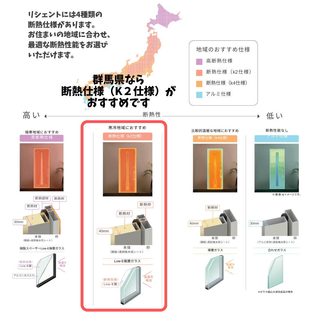 マドLABO前橋の前橋市｜玄関ドア交換で断熱・防犯性アップ（リシェントK2仕様）の施工事例詳細写真1