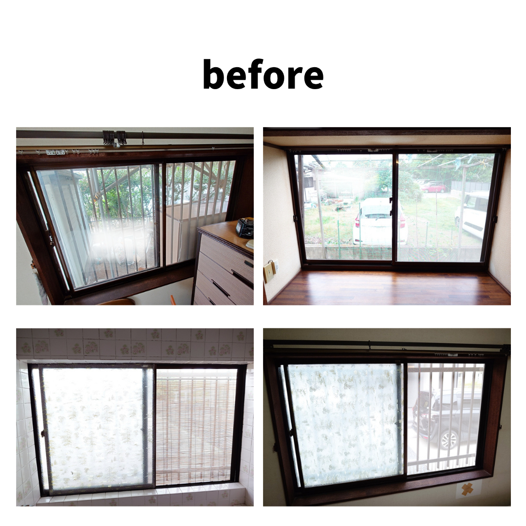 マドLABO前橋の前橋市でLIXILインプラスを設置。これからの冬と猛暑に備える断熱リフォームの施工前の写真1