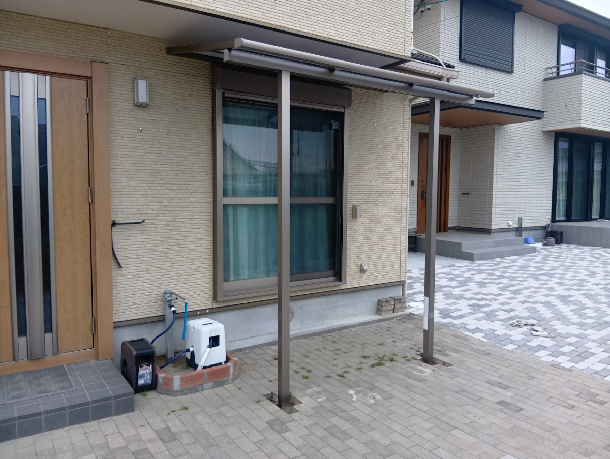 ビエンカサの当たたら便利、テラス屋根の施工後の写真3