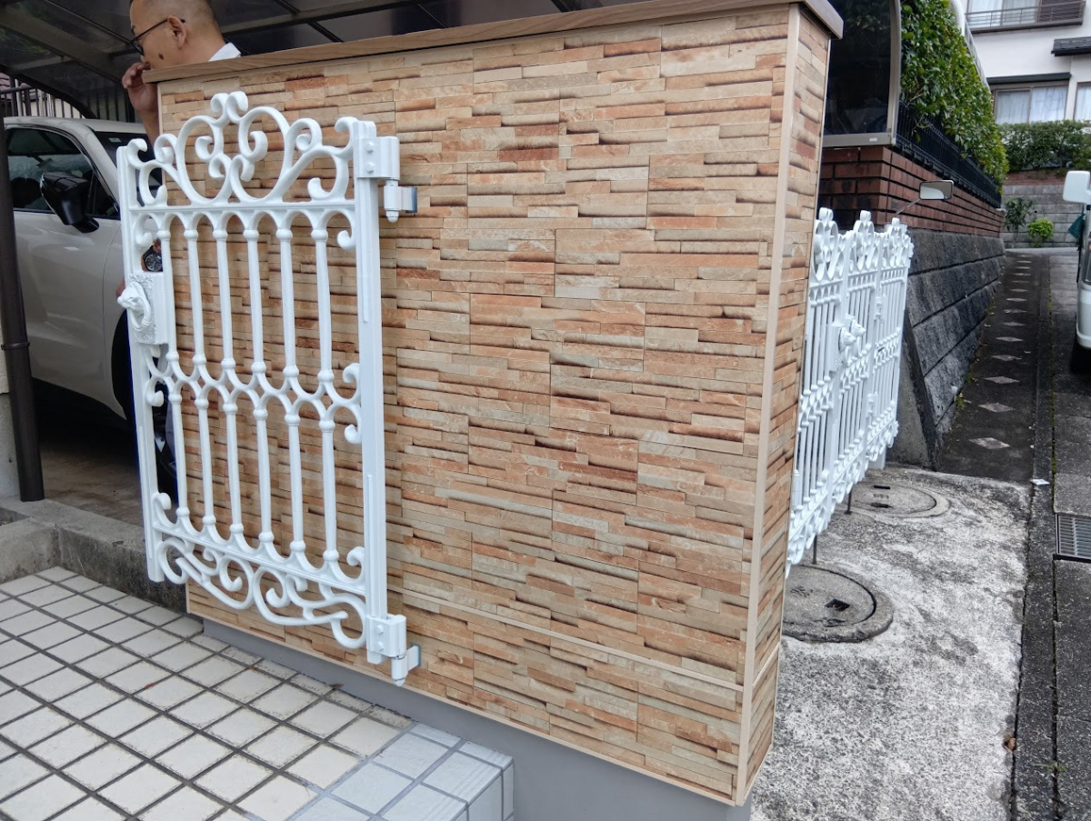ビエンカサの門回りが一新しましたの施工後の写真3