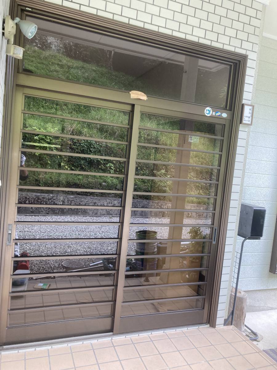 広海クラシオ 徳島店の最近注目の玄関引戸のメリットの施工前の写真1