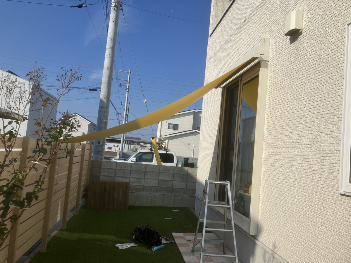 広海クラシオ 徳島店の【日差し対策の新定番】スタイルシェードの施工例の施工後の写真2