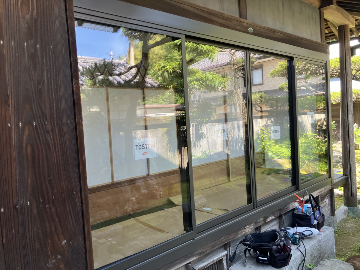 広海クラシオ 徳島店の【窓リフォーム施工事例】築100年の数寄屋造り住宅を快適にの施工後の写真1