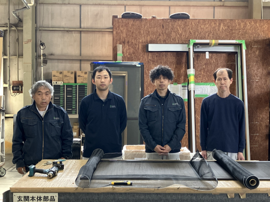 長井　　埴渕　　岸係長　　市村の写真