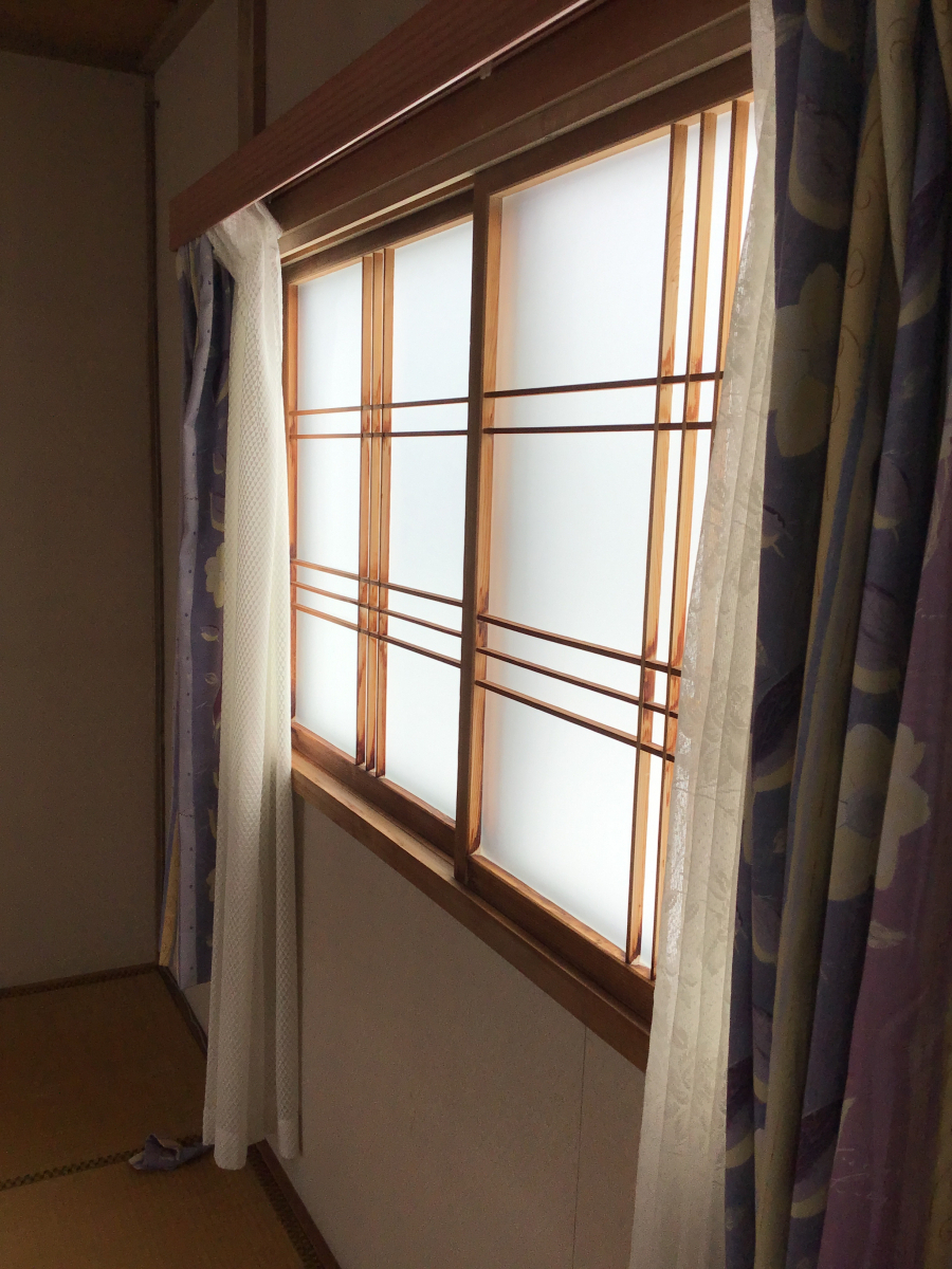リ・ウィンドの和室から洋室へリフォーム＆外窓交換リフレム（カバー工法）の施工前の写真1