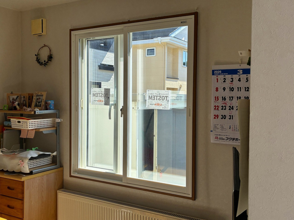 リ・ウィンドの補助金対象✨内窓設置で断熱＆防音アップ！の施工後の写真2