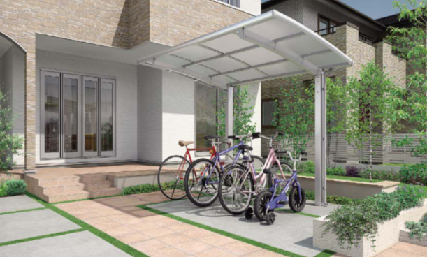 MGI佐野の《小山市》サイクルポート工事を行いましたの施工前の写真1