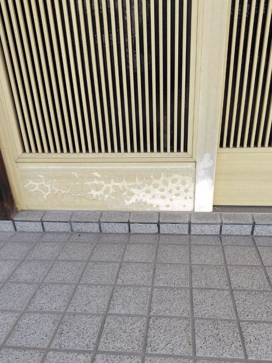 MGI佐野の《佐野市》リシェント玄関引戸工事を行いました!の施工前の写真2