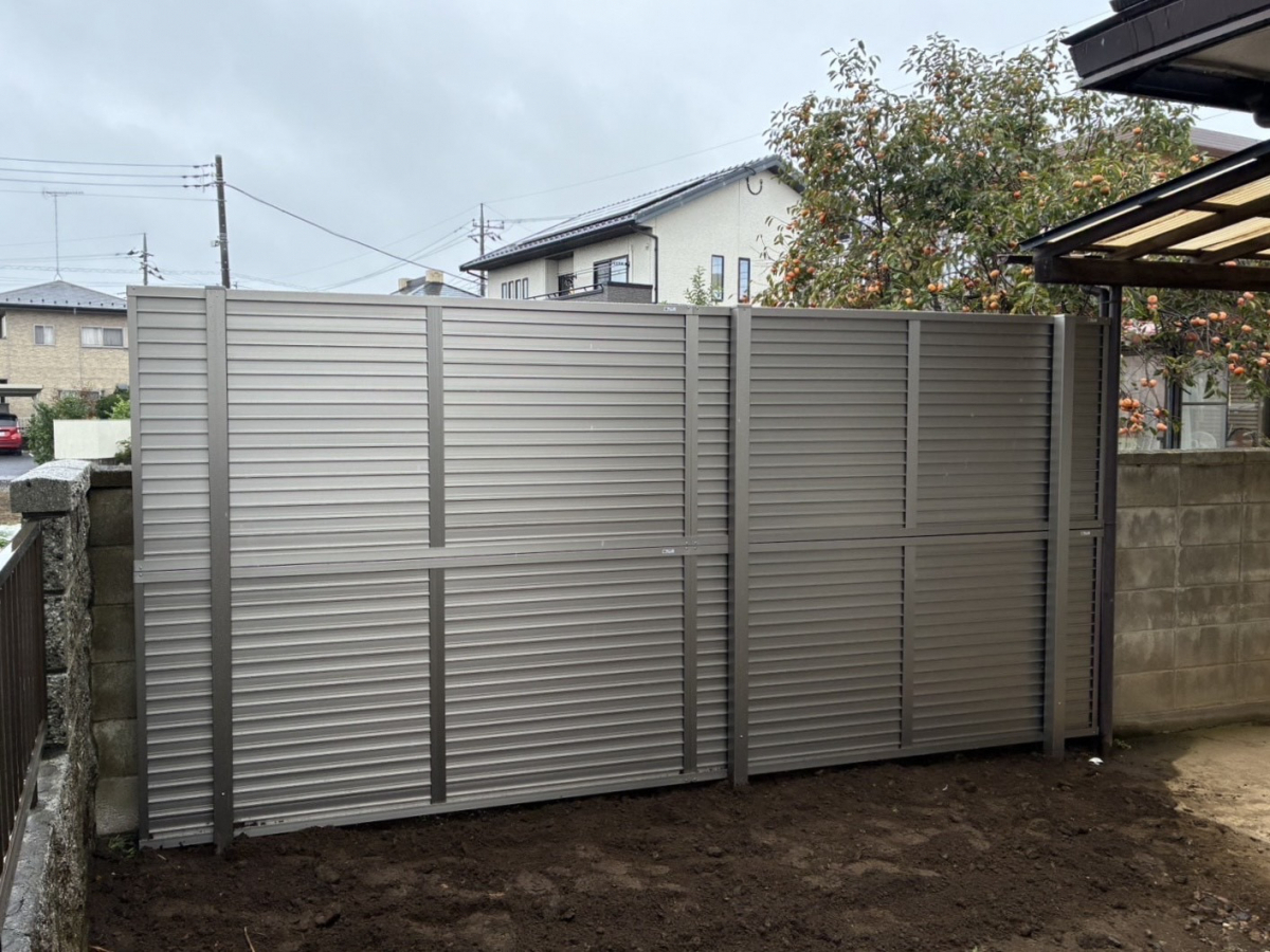 MGI佐野の《栃木市》フェンス工事を行いましたの施工後の写真1