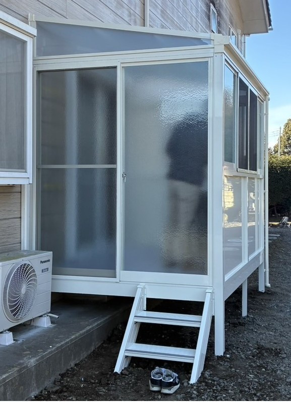 MGI佐野の高根沢町にてテラス囲い工事を行いました！の施工後の写真2