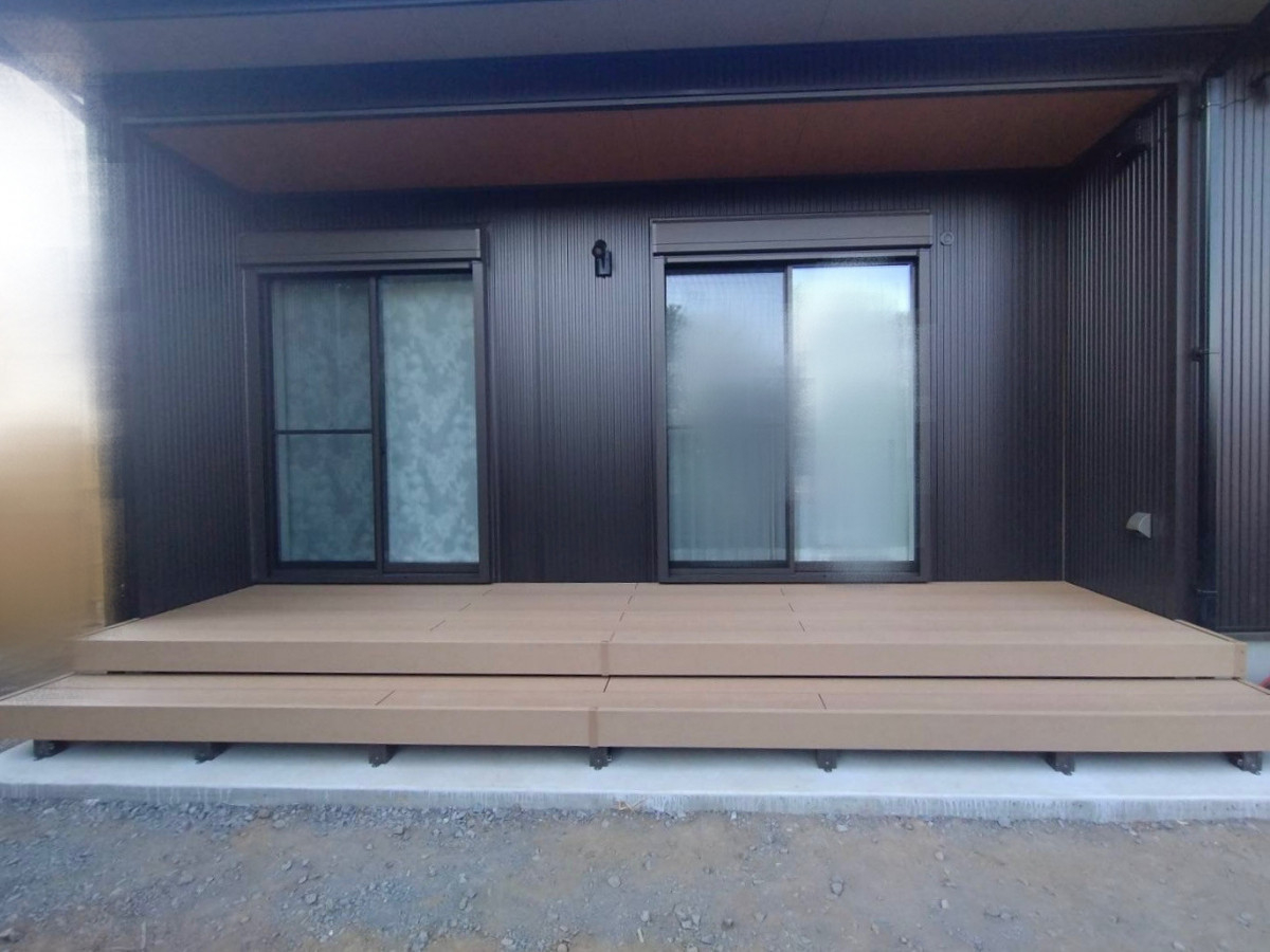 MGI佐野の太田市にてデッキ工事！樹ら楽ステージでくつろぎの空間をの施工後の写真2