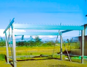 大渕トーヨー住器のLIXIL【カーポートST3000 2台用】能代市の施工事例詳細写真1
