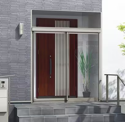 大渕トーヨー住器のLIXIL【ツインガードⅢ】風除室　能代の施工事例詳細写真3